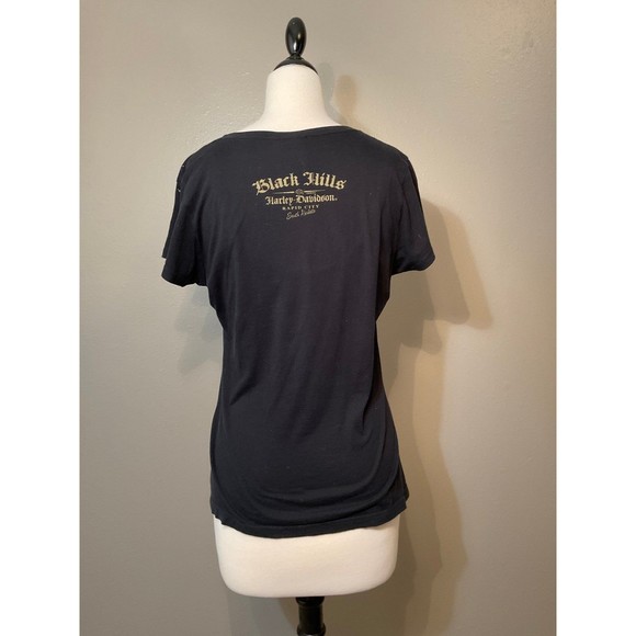 Women's Large Harley-Davidson T-Shirt Rapid City South Dakota - Picture 3 of 6